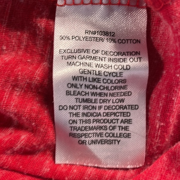 Ole Miss tank top university of Mississippi racer back red women’s size L large - Picture 8 of 8